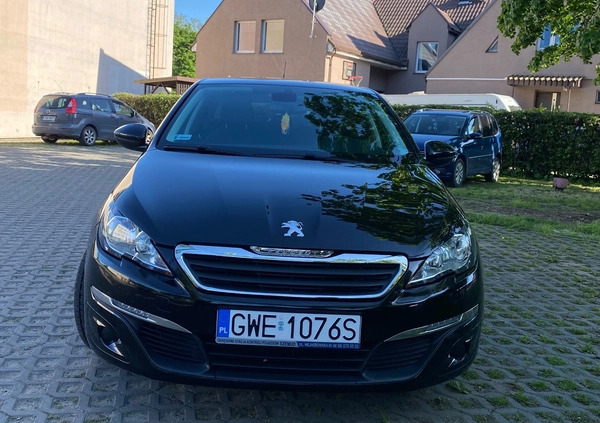 Peugeot 308 cena 40000 przebieg: 113000, rok produkcji 2016 z Wejherowo małe 154